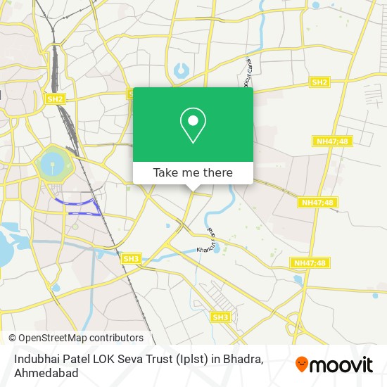 Indubhai Patel LOK Seva Trust (Iplst) in Bhadra map