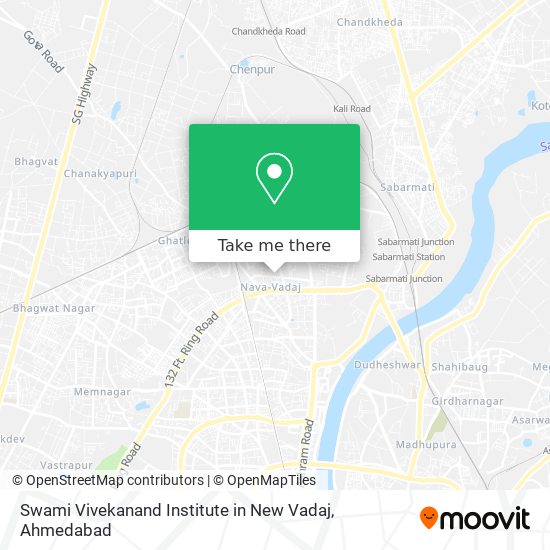Swami Vivekanand Institute in New Vadaj map