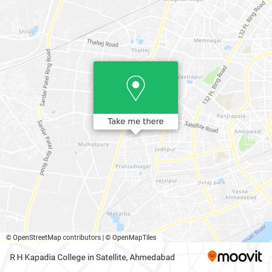 R H Kapadia College in Satellite map