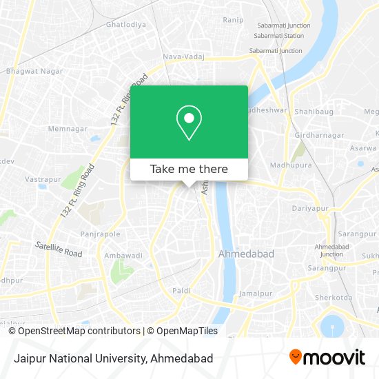 Jaipur National University map