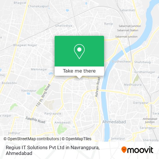 Regius IT Solutions Pvt Ltd in Navrangpura map