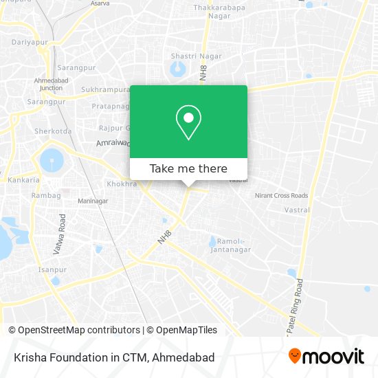 Krisha Foundation in CTM map