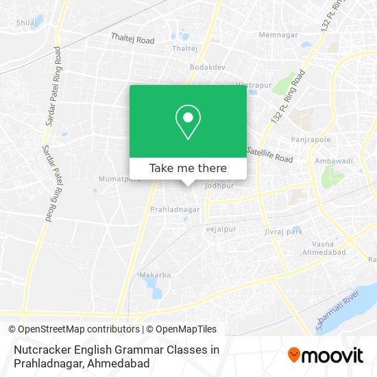 Nutcracker English Grammar Classes in Prahladnagar map