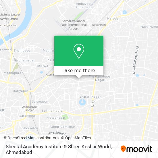 Sheetal Academy Institute & Shree Keshar World map