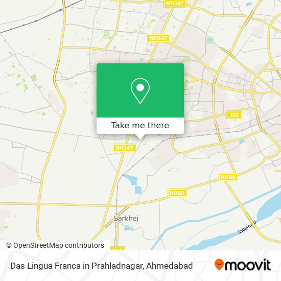 Das Lingua Franca in Prahladnagar map