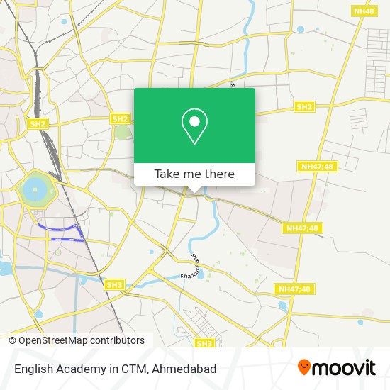 English Academy in CTM map