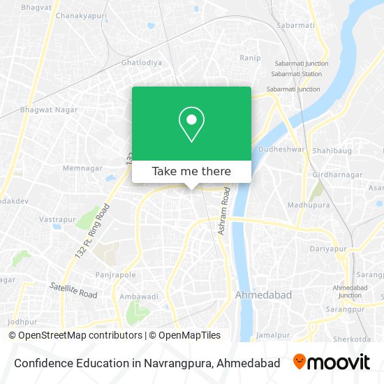 Confidence Education in Navrangpura map