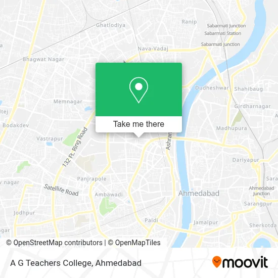A G Teachers College map