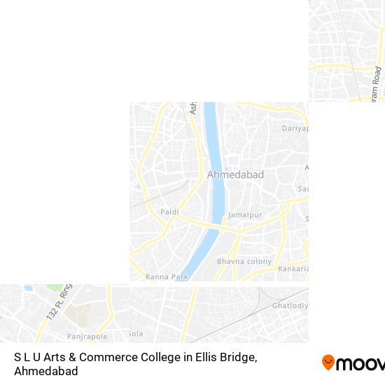 S L U Arts & Commerce College in Ellis Bridge map