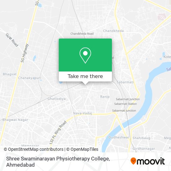 Shree Swaminarayan Physiotherapy College map