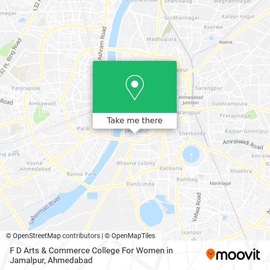 F D Arts & Commerce College For Women in Jamalpur map