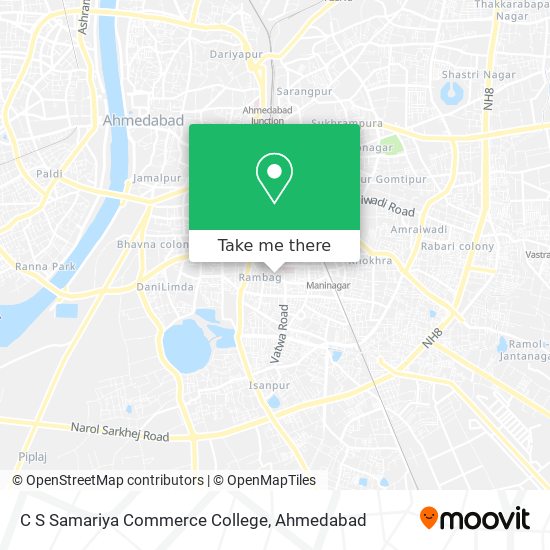 C S Samariya Commerce College map