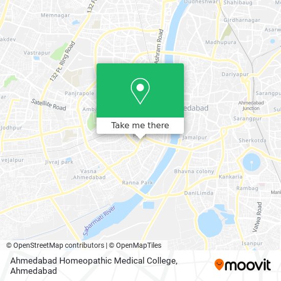 Ahmedabad Homeopathic Medical College map