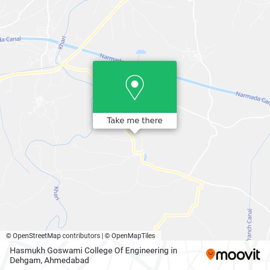 Hasmukh Goswami College Of Engineering in Dehgam map