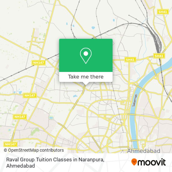 Raval Group Tuition Classes in Naranpura map