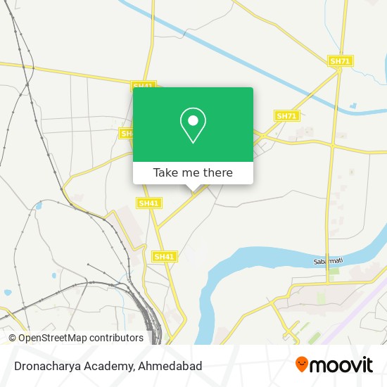 Dronacharya Academy map