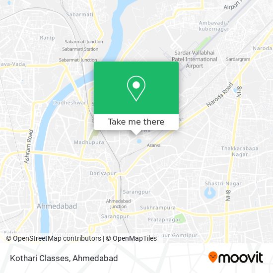 Kothari Classes map