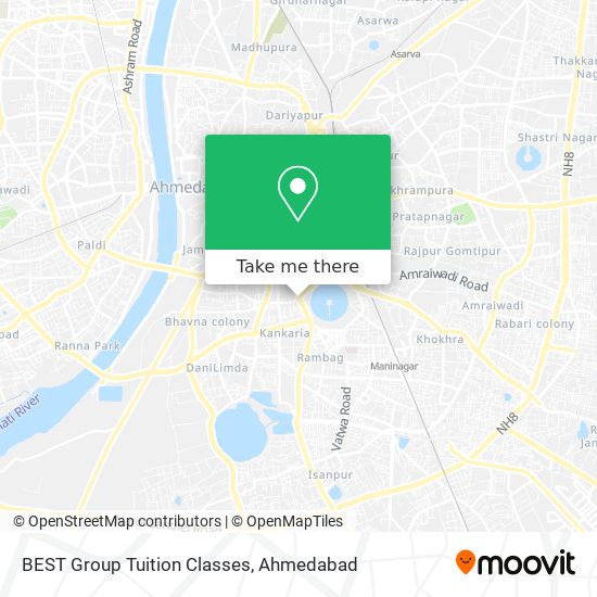 BEST Group Tuition Classes map