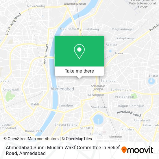 Ahmedabad Sunni Muslim Wakf Committee in Relief Road map