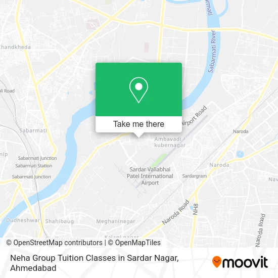 Neha Group Tuition Classes in Sardar Nagar map