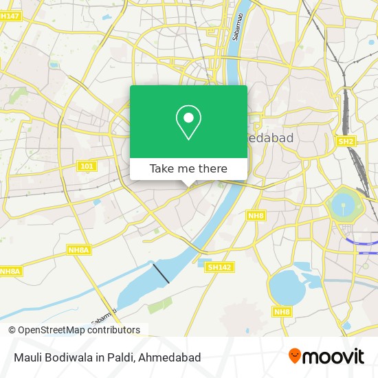 Mauli Bodiwala in Paldi map