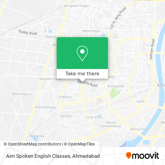 Aim Spoken English Classes map