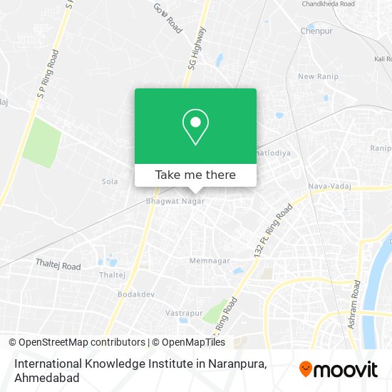 International Knowledge Institute in Naranpura map