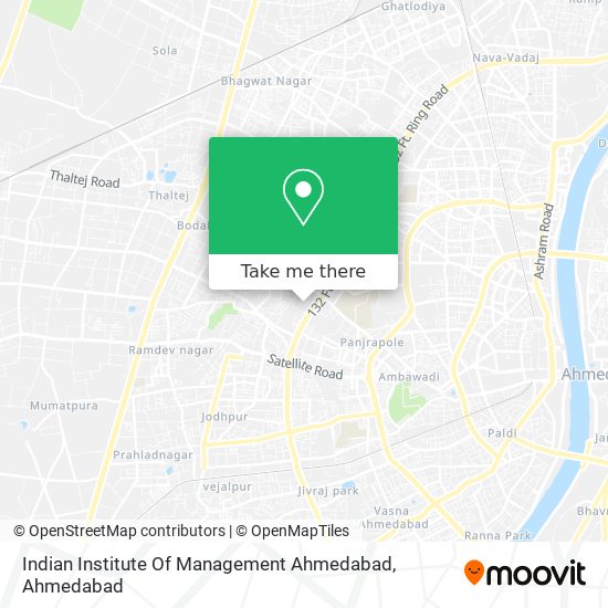 Indian Institute Of Management Ahmedabad map