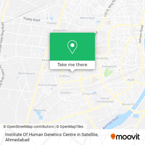 Institute Of Human Genetics Centre in Satellite map