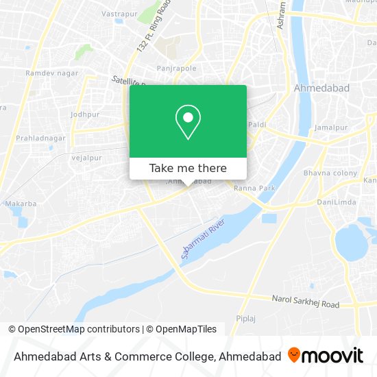 Ahmedabad Arts & Commerce College map