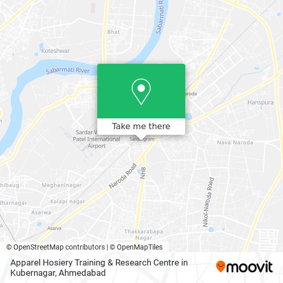 Apparel Hosiery Training & Research Centre in Kubernagar map