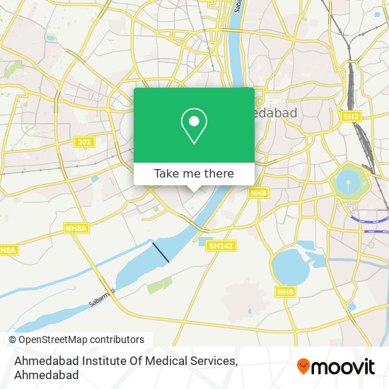 Ahmedabad Institute Of Medical Services map