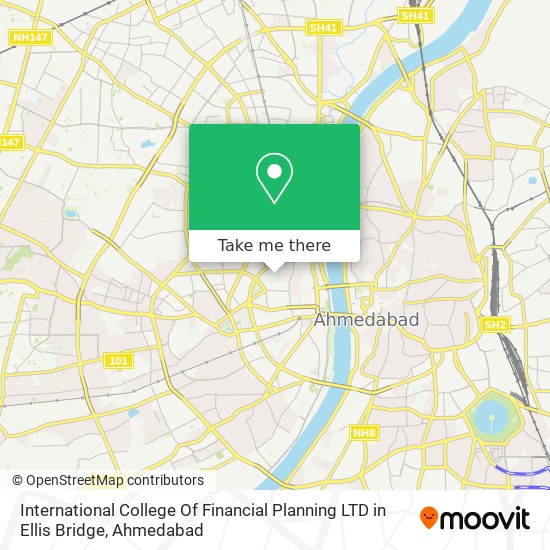 International College Of Financial Planning LTD in Ellis Bridge map