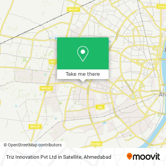 Triz Innovation Pvt Ltd in Satellite map