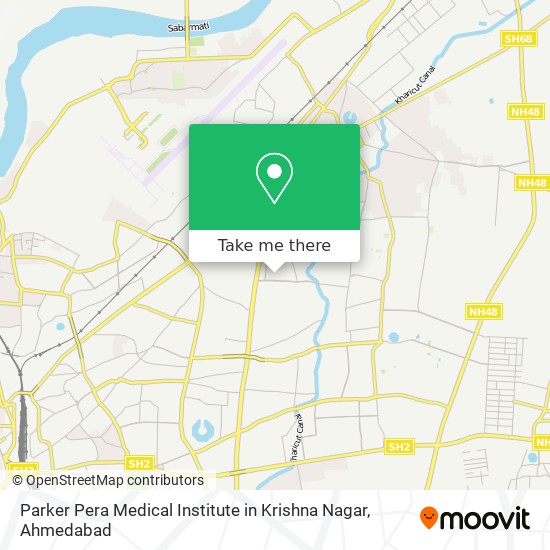Parker Pera Medical Institute in Krishna Nagar map