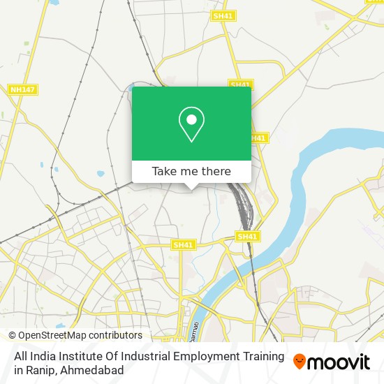 All India Institute Of Industrial Employment Training in Ranip map