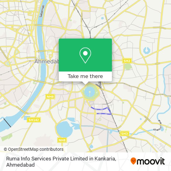 Ruma Info Services Private Limited in Kankaria map