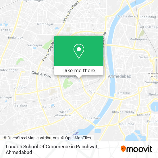 London School Of Commerce in Panchwati map