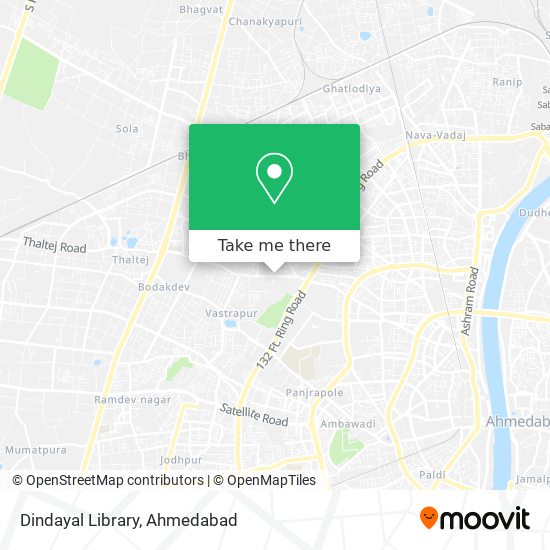 Dindayal Library map