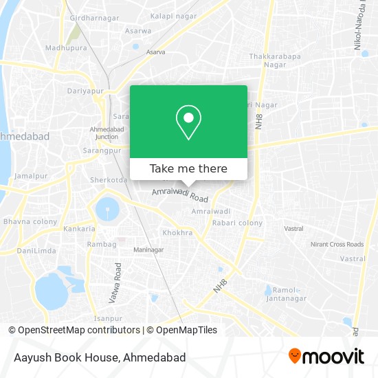 Aayush Book House map