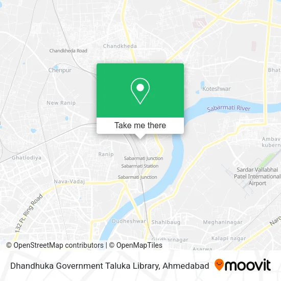 Dhandhuka Government Taluka Library map