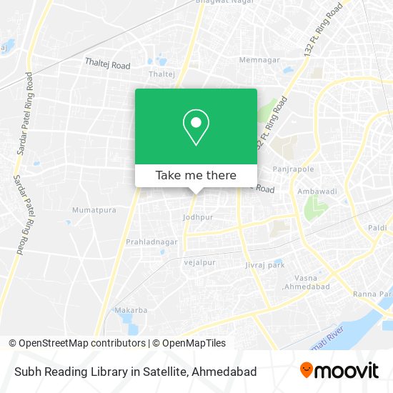 Subh Reading Library in Satellite map