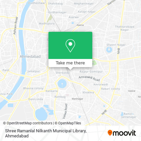 Shree Ramanlal Nilkanth Municipal Library map