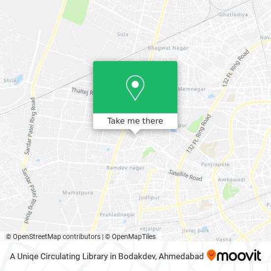 A Uniqe Circulating Library in Bodakdev map