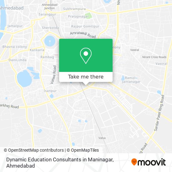 Dynamic Education Consultants in Maninagar map