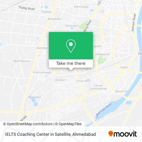 IELTS Coaching Center in Satellite map