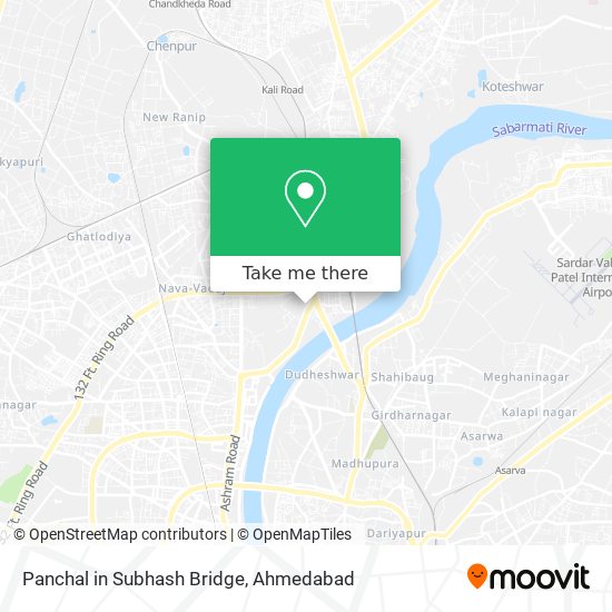 Panchal in Subhash Bridge map