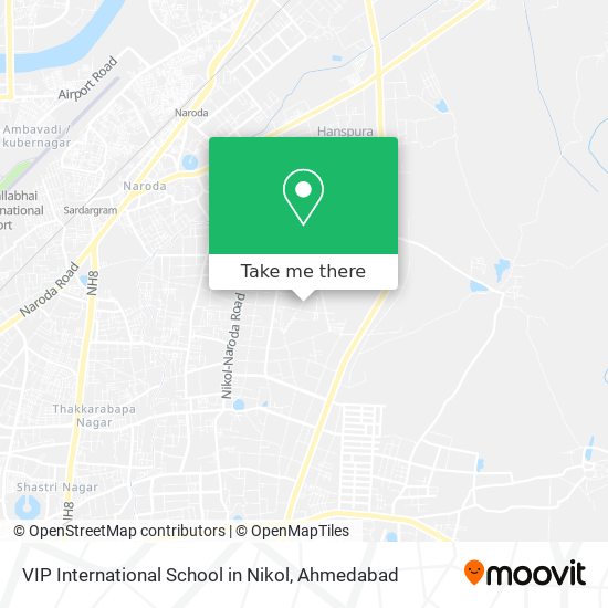 VIP International School in Nikol map