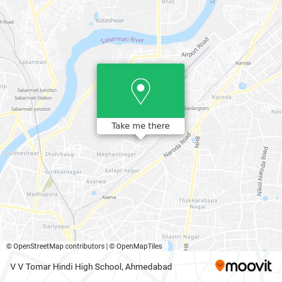V V Tomar Hindi High School map
