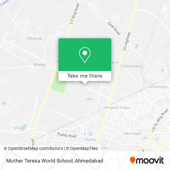 Mother Teresa World School map